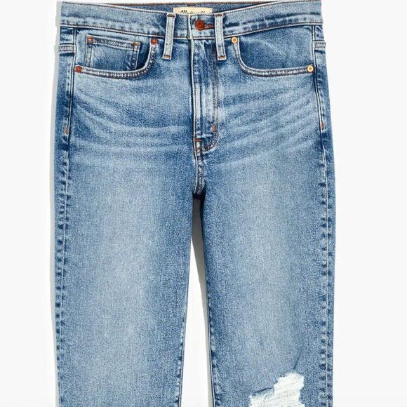 Madewell NF764 The Tall Girljean in Berryton Wash: Distressed NWT size 23 Tall - Picture 7 of 16